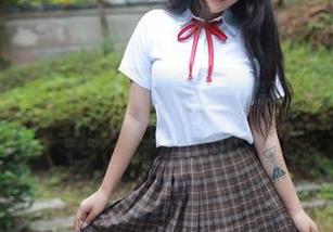 模范学院 – Ellie艾栗栗的白裙图包，糟糕了，我的购物车又满了！只欠你这条裙子。