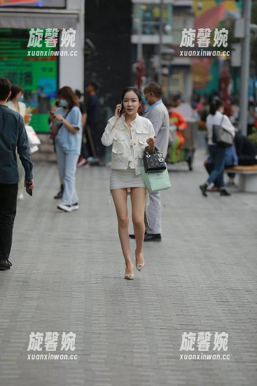 魔镜街拍 - 每一帧都在说话，婷婷的午后休闲OL图册炫目登场！